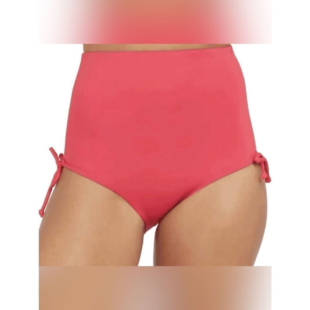 SPANX Swim High Rise Brief Hibiscus Extra Small, NWT
